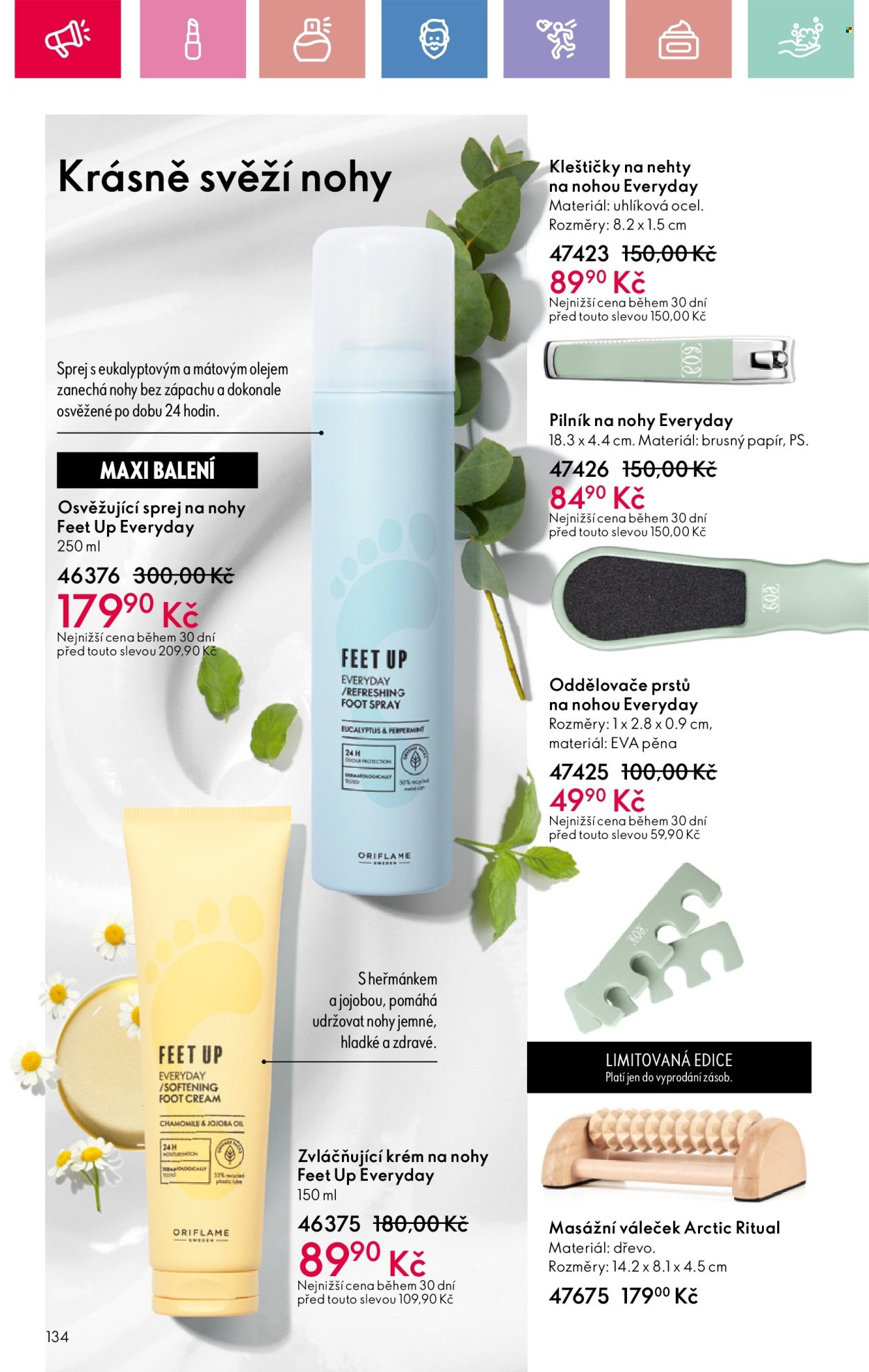 Leták ORIFLAME - 2.3.2025 - 22.3.2025. Strana 134