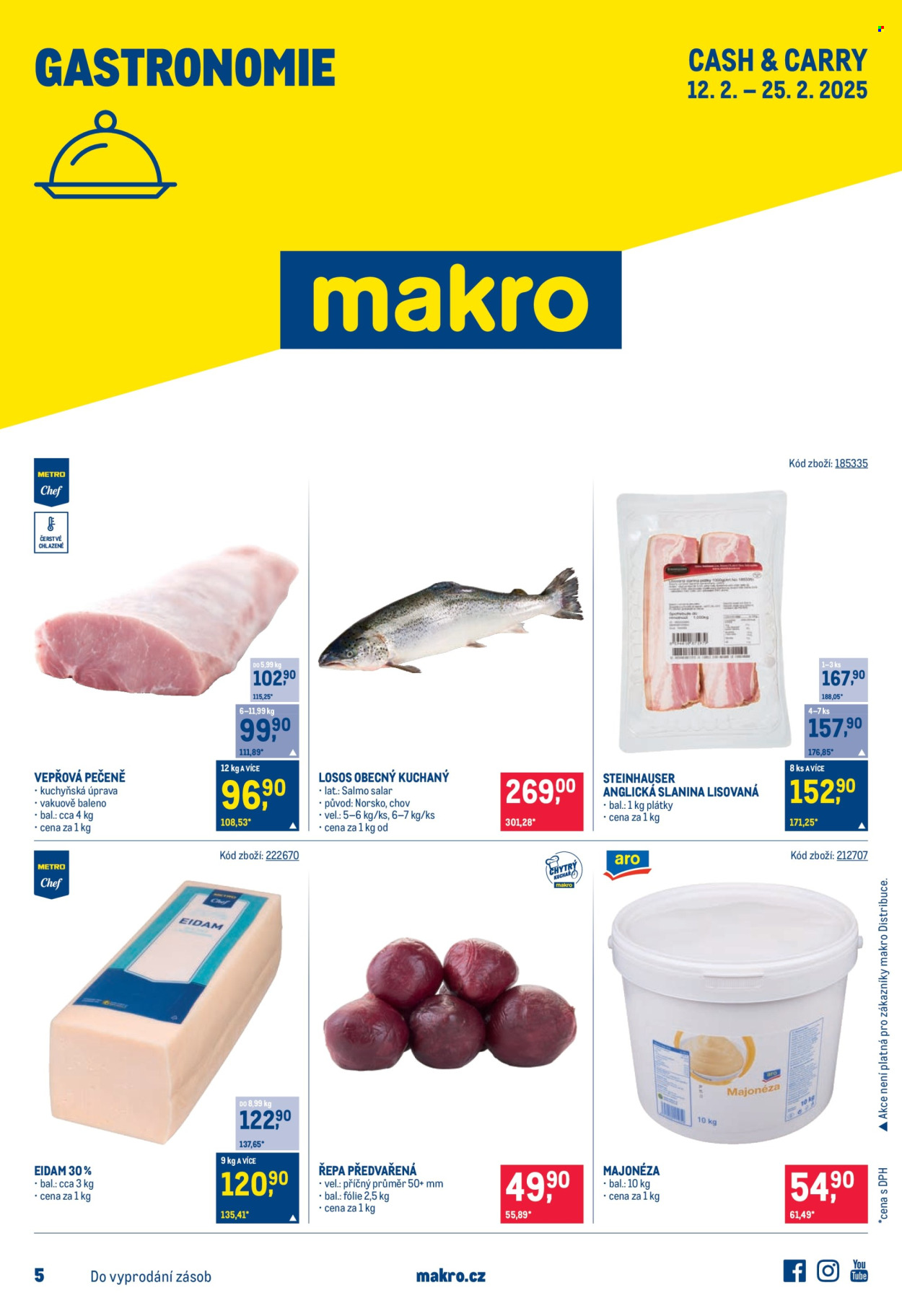 Leták MAKRO - 12.2.2025 - 25.2.2025. Strana 1