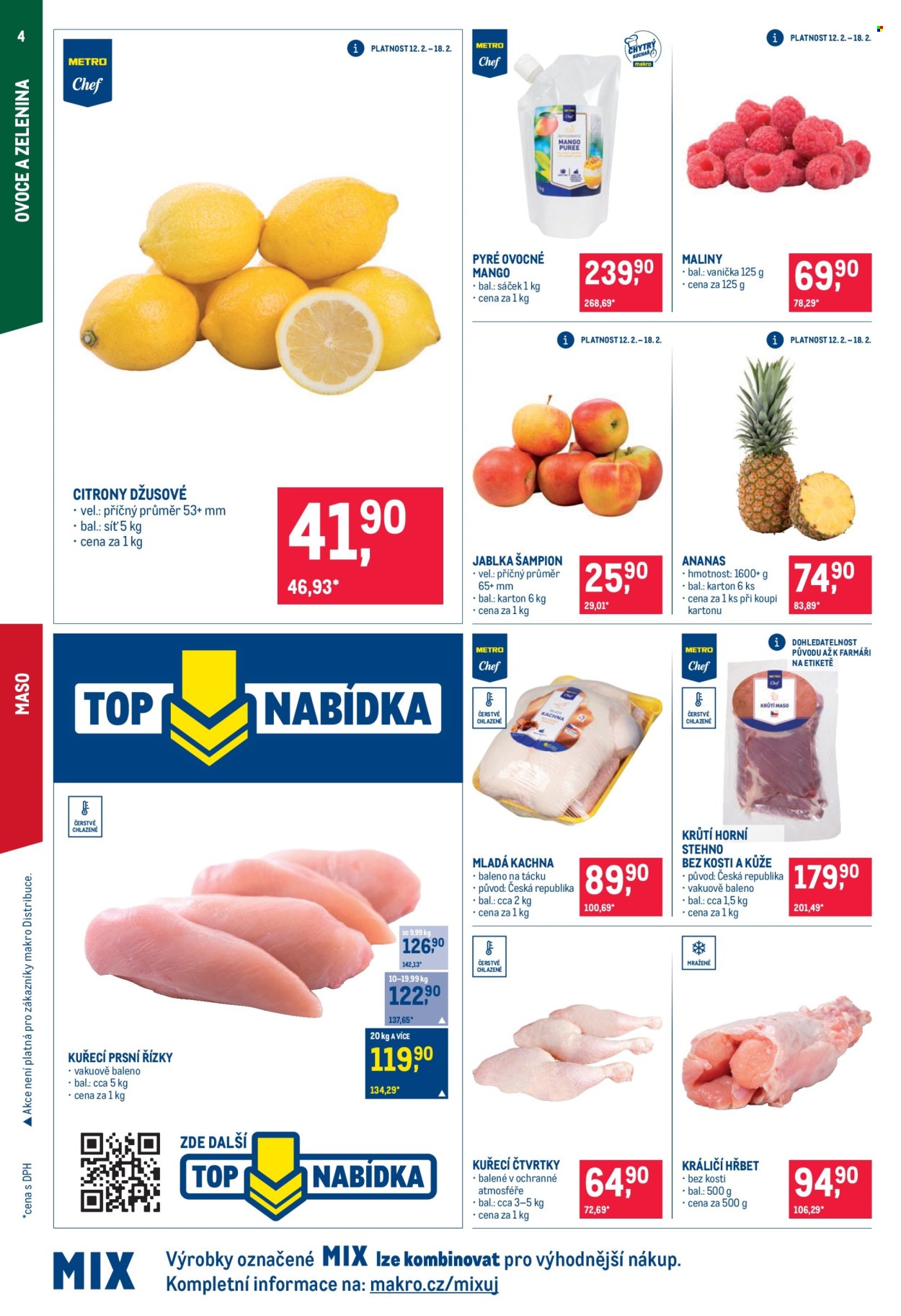 Leták MAKRO - 12.2.2025 - 25.2.2025. Strana 4