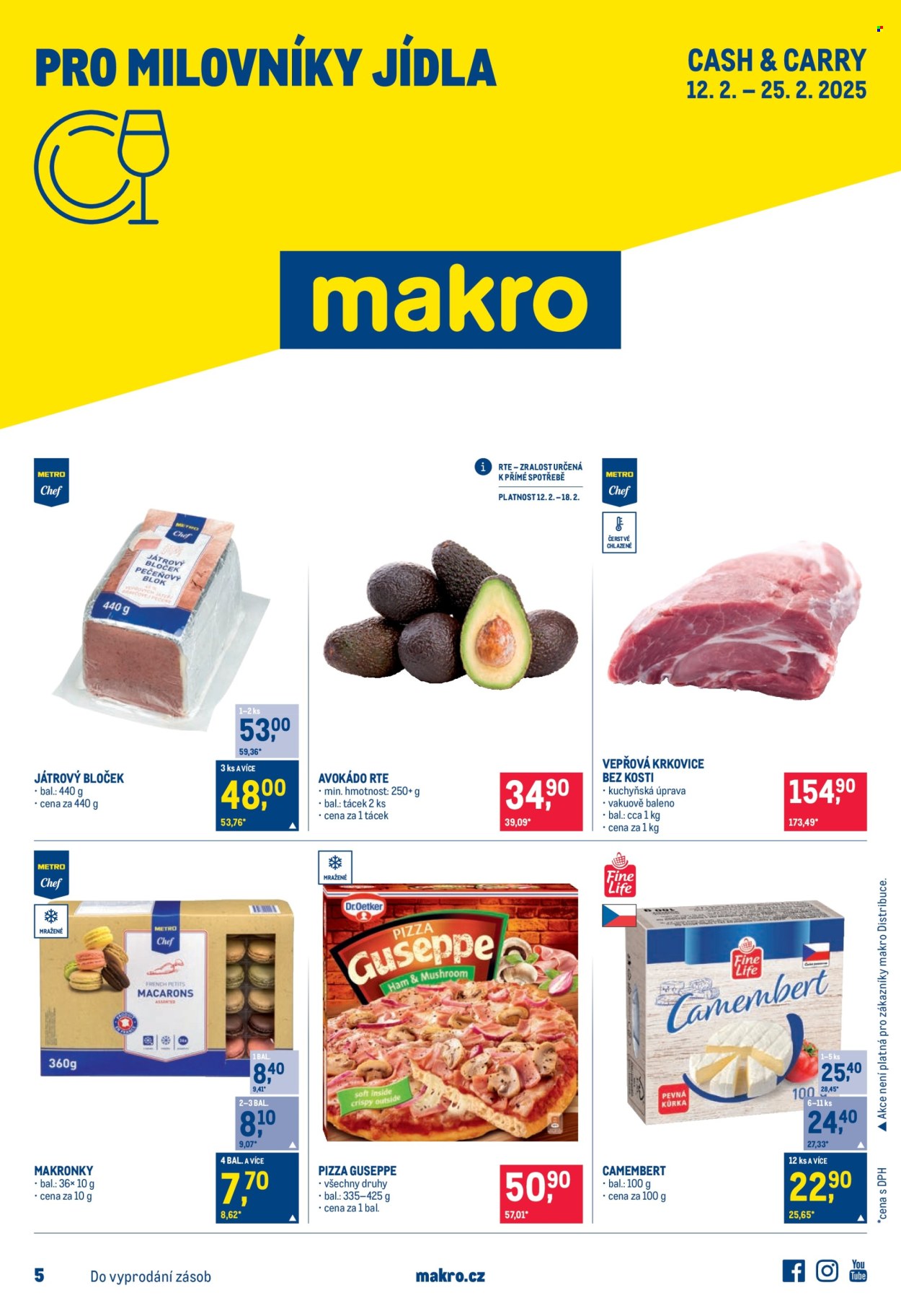 Leták MAKRO - 12.2.2025 - 25.2.2025. Strana 1