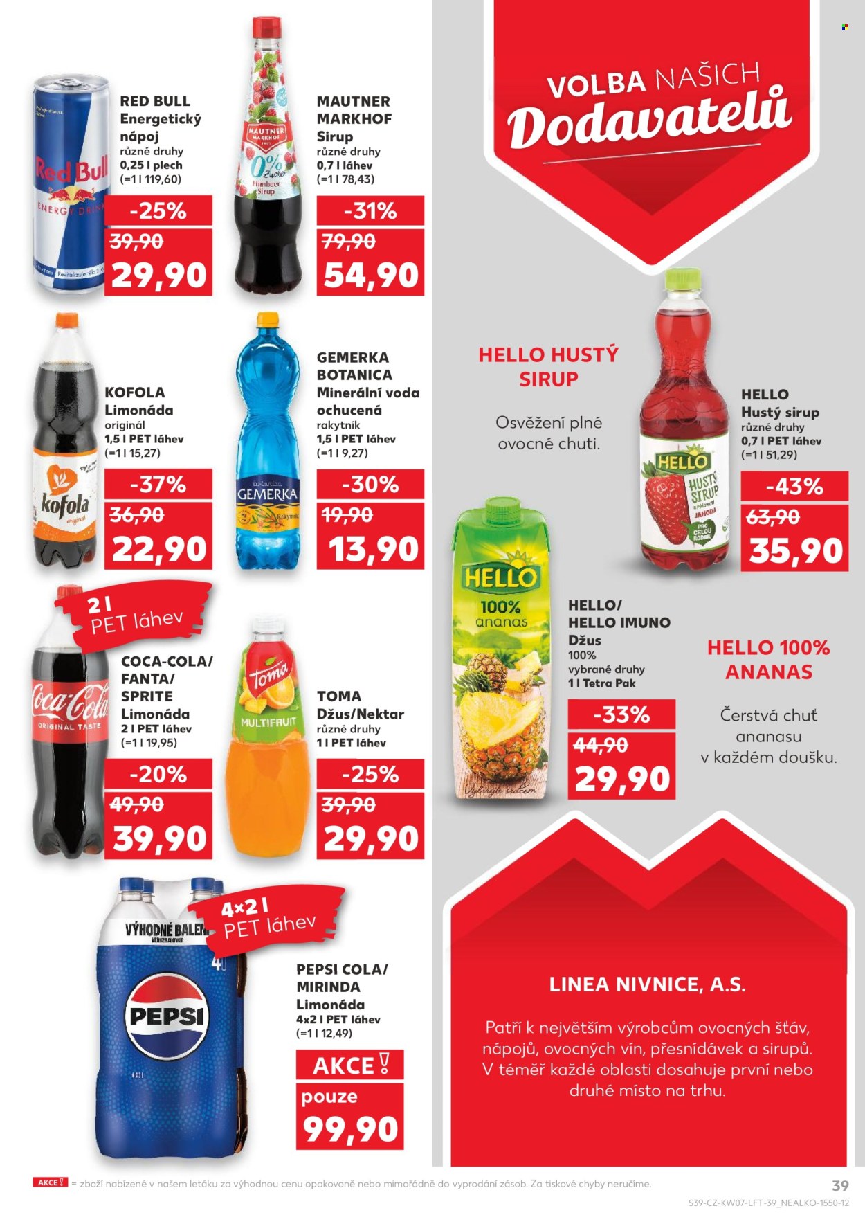 Leták Kaufland - 12.2.2025 - 18.2.2025. Strana 39