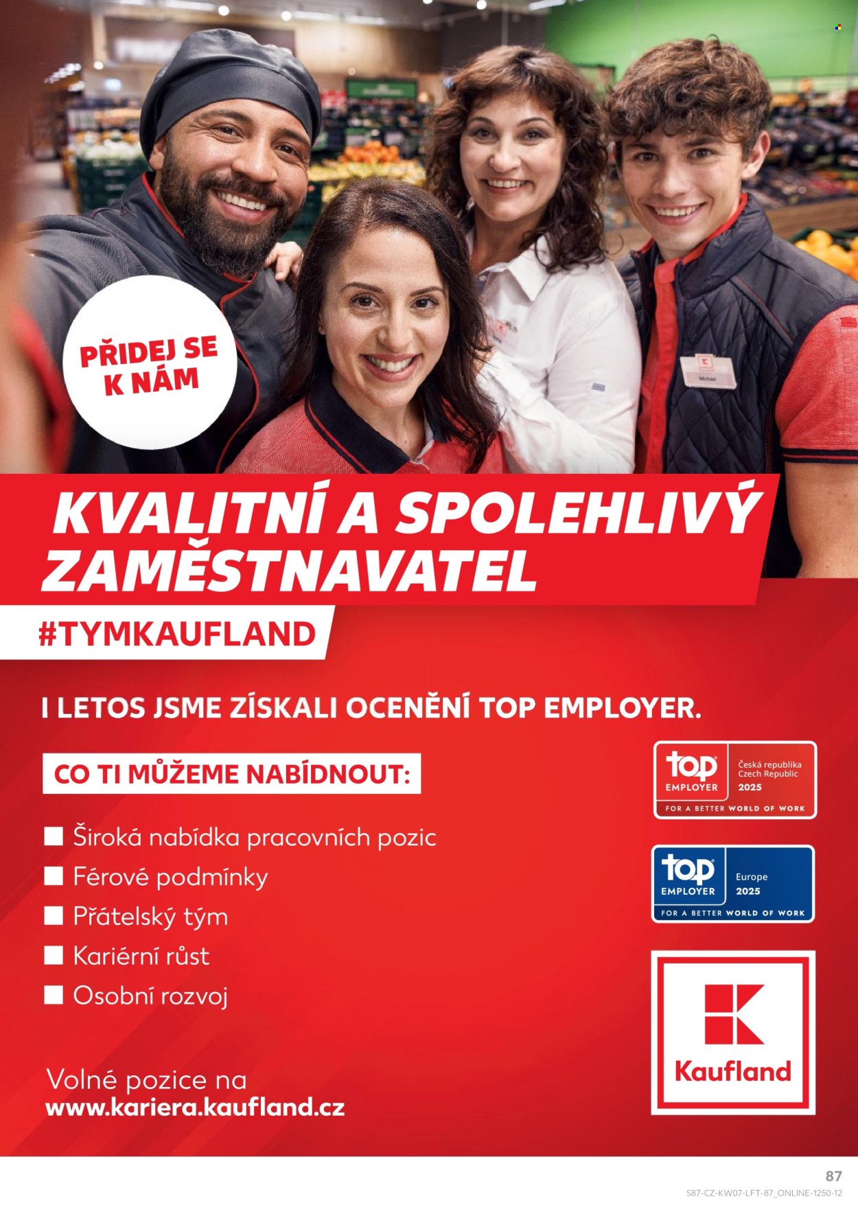 Leták Kaufland - 12.2.2025 - 18.2.2025. Strana 87