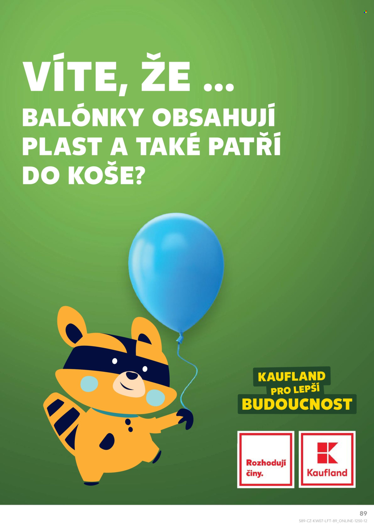 Leták Kaufland - 12.2.2025 - 18.2.2025. Strana 89