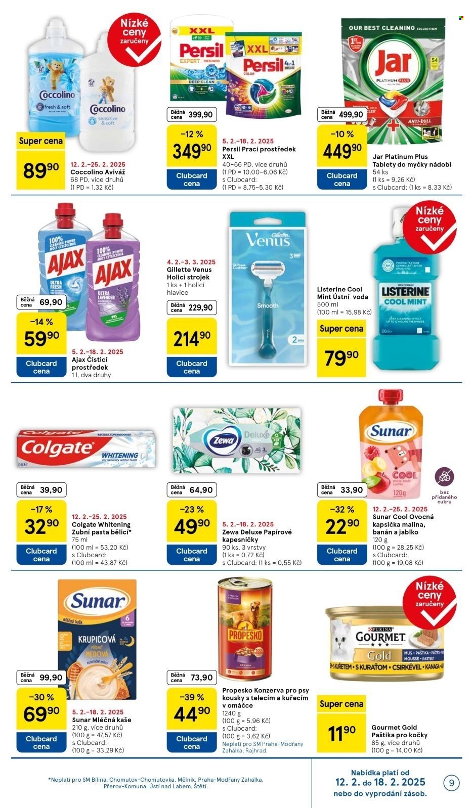 Leták TESCO supermarket - 12.2.2025 - 18.2.2025. Strana 9