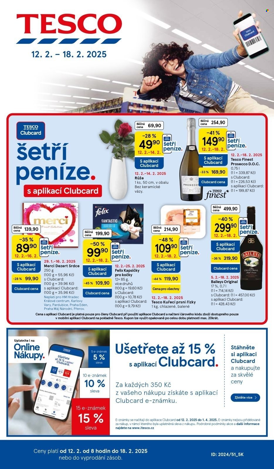 Leták TESCO - 12.2.2025 - 18.2.2025. Strana 1