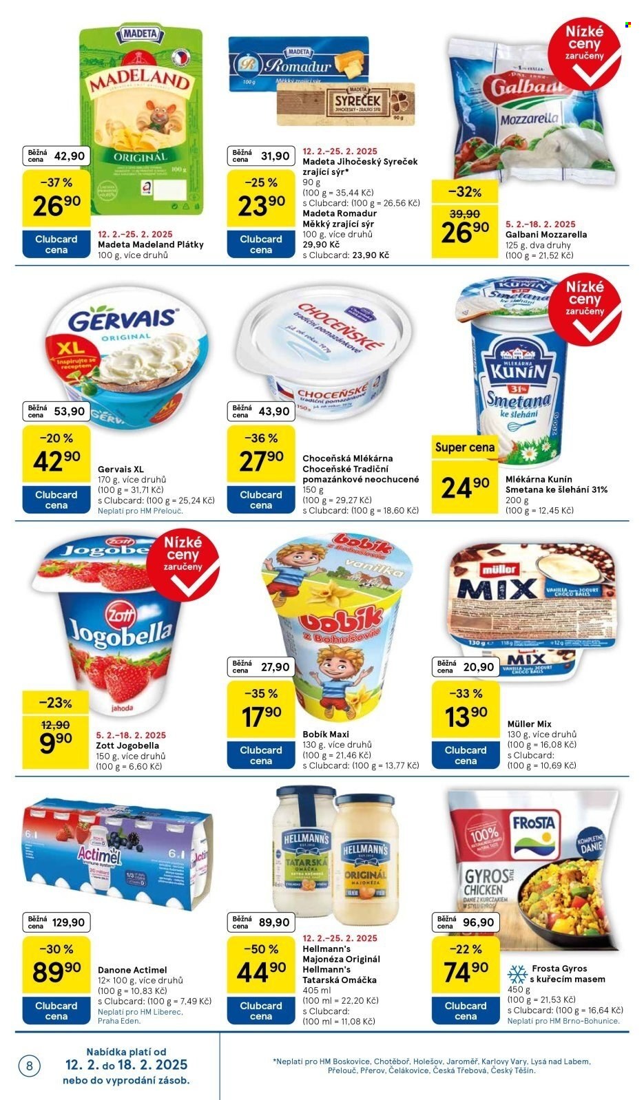 Leták TESCO - 12.2.2025 - 18.2.2025. Strana 8