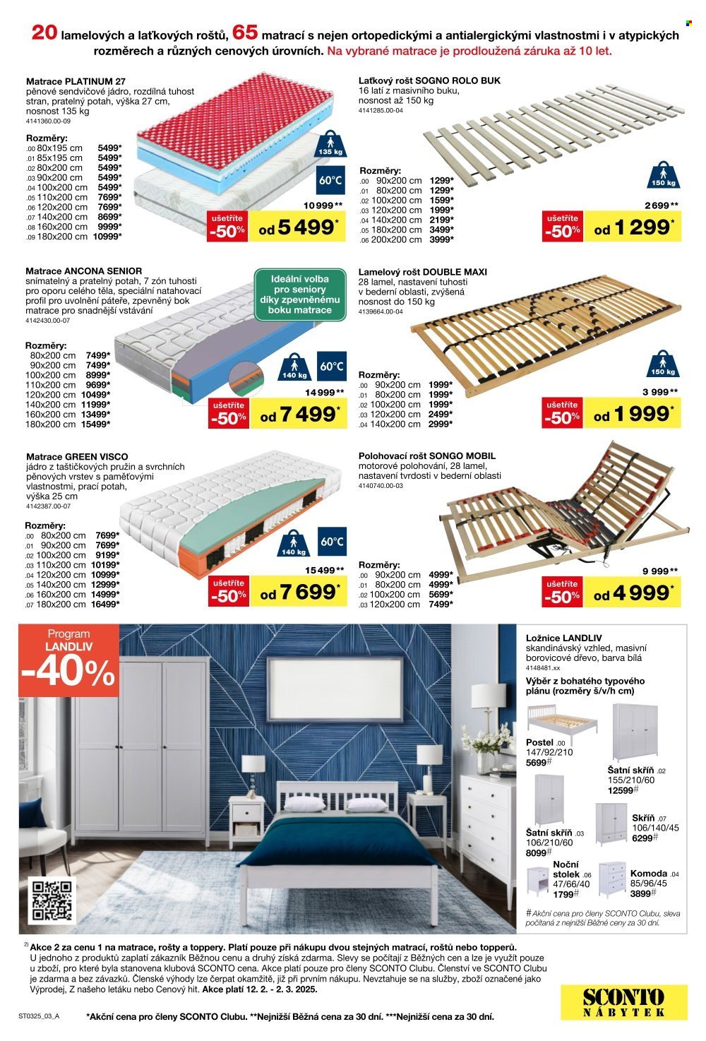 Leták SCONTO NÁBYTEK - 12.2.2025 - 11.3.2025. Strana 3