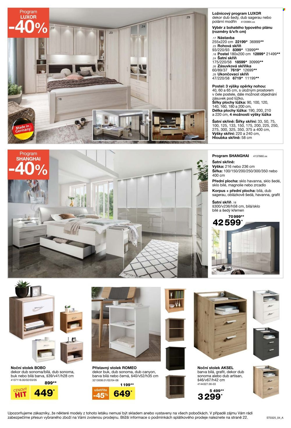 Leták SCONTO NÁBYTEK - 12.2.2025 - 11.3.2025. Strana 4