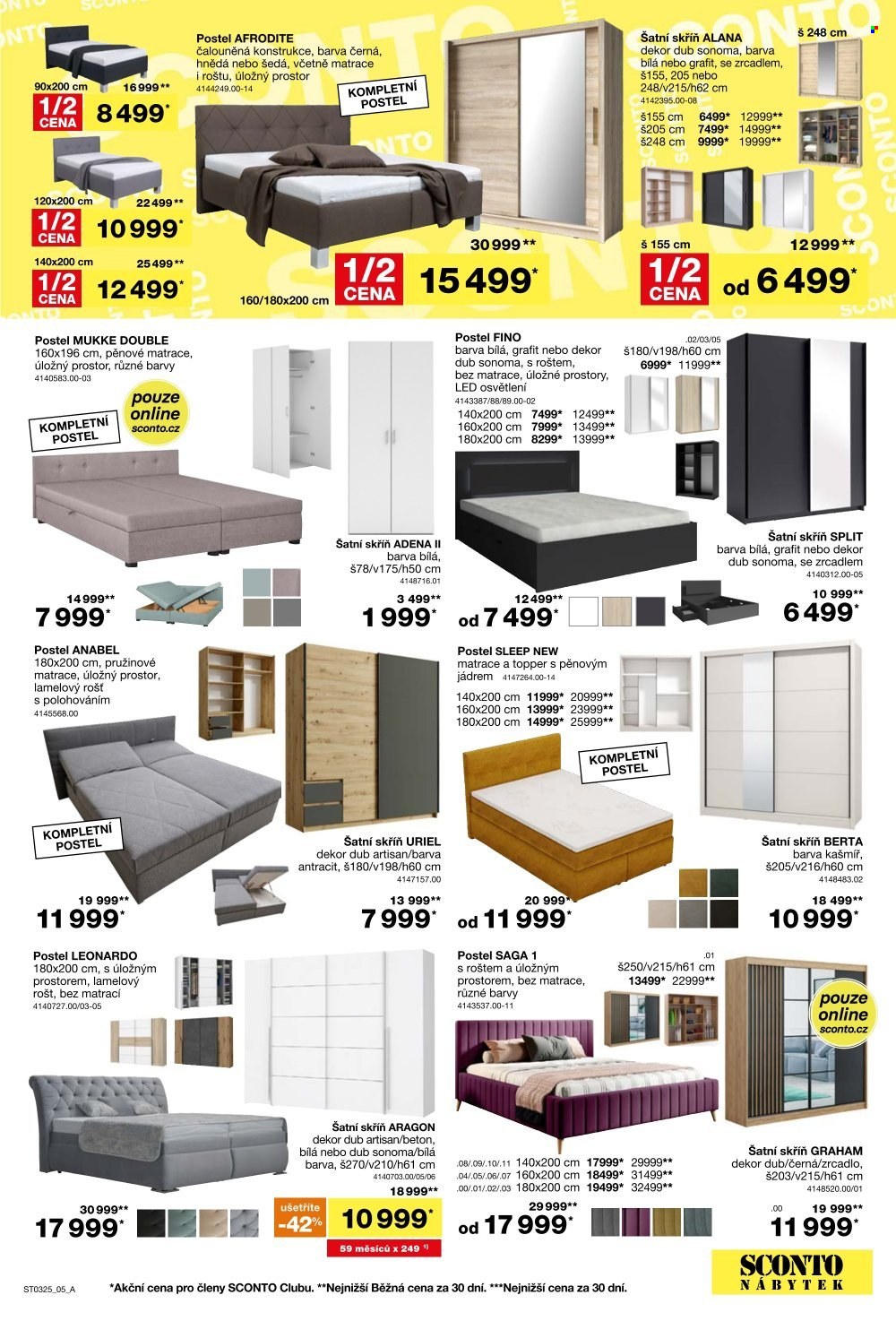 Leták SCONTO NÁBYTEK - 12.2.2025 - 11.3.2025. Strana 5