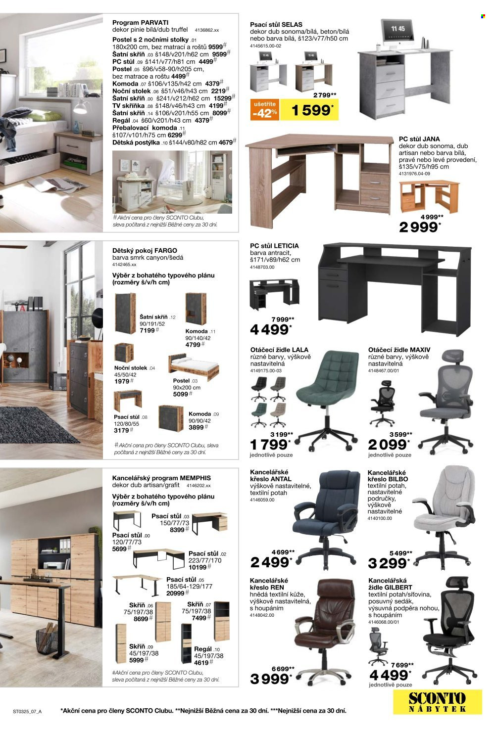 Leták SCONTO NÁBYTEK - 12.2.2025 - 11.3.2025. Strana 7
