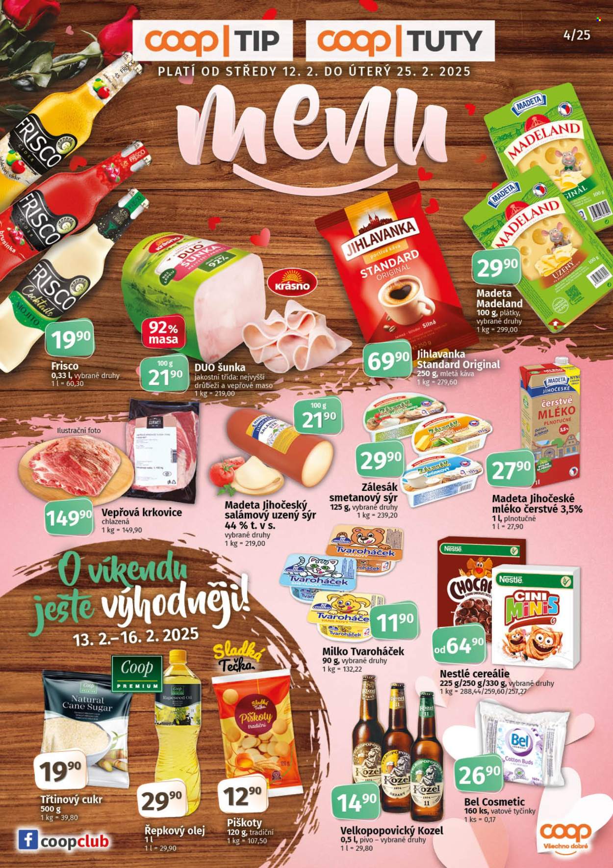 Leták coop TUTY - 12.2.2025 - 25.2.2025. Strana 1
