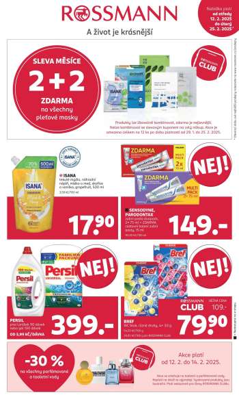 Leták ROSSMANN - 12.2.2025 - 25.2.2025.