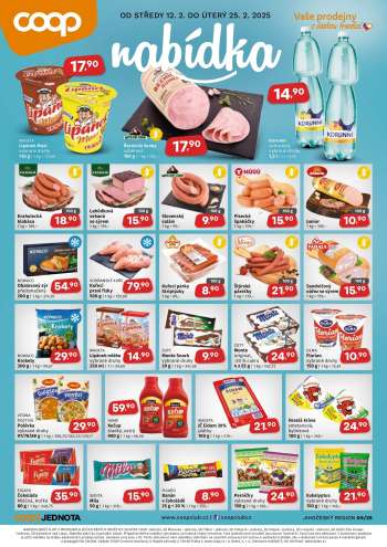 Leták coop JEDNOTA - 12.2.2025 - 25.2.2025.