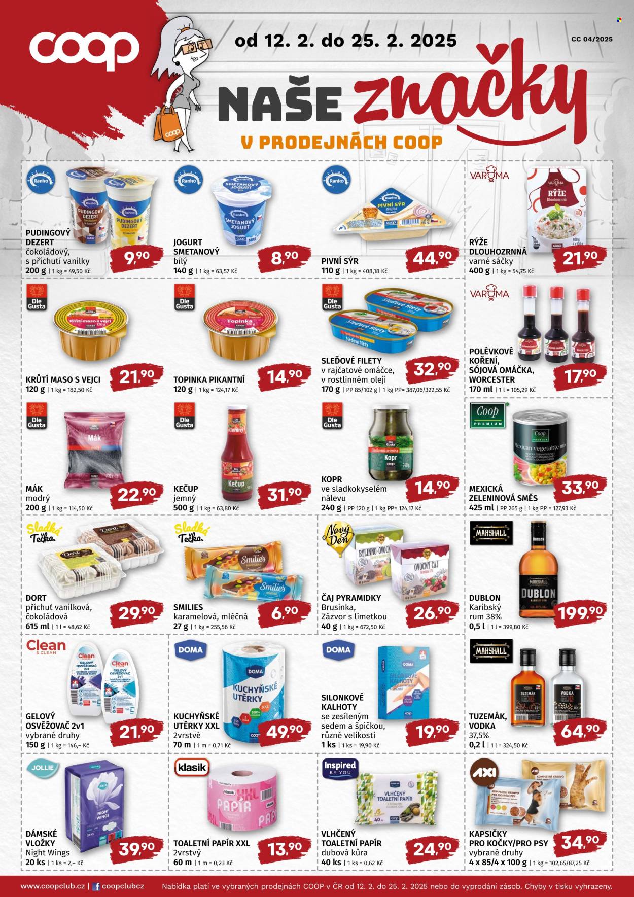 Leták coop TUTY - 12.2.2025 - 25.2.2025. Strana 2