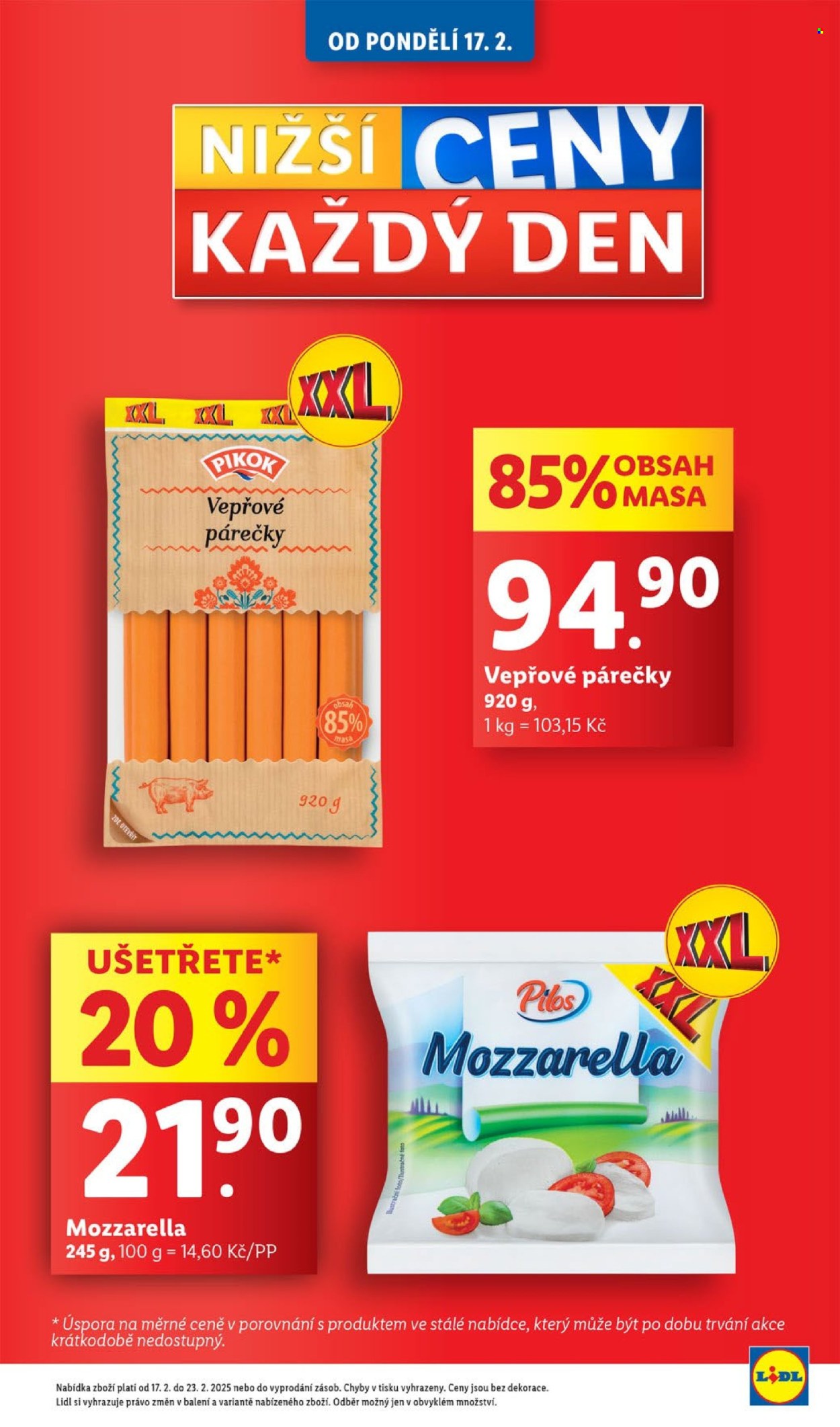 Leták Lidl - 17.2.2025 - 23.2.2025. Strana 5