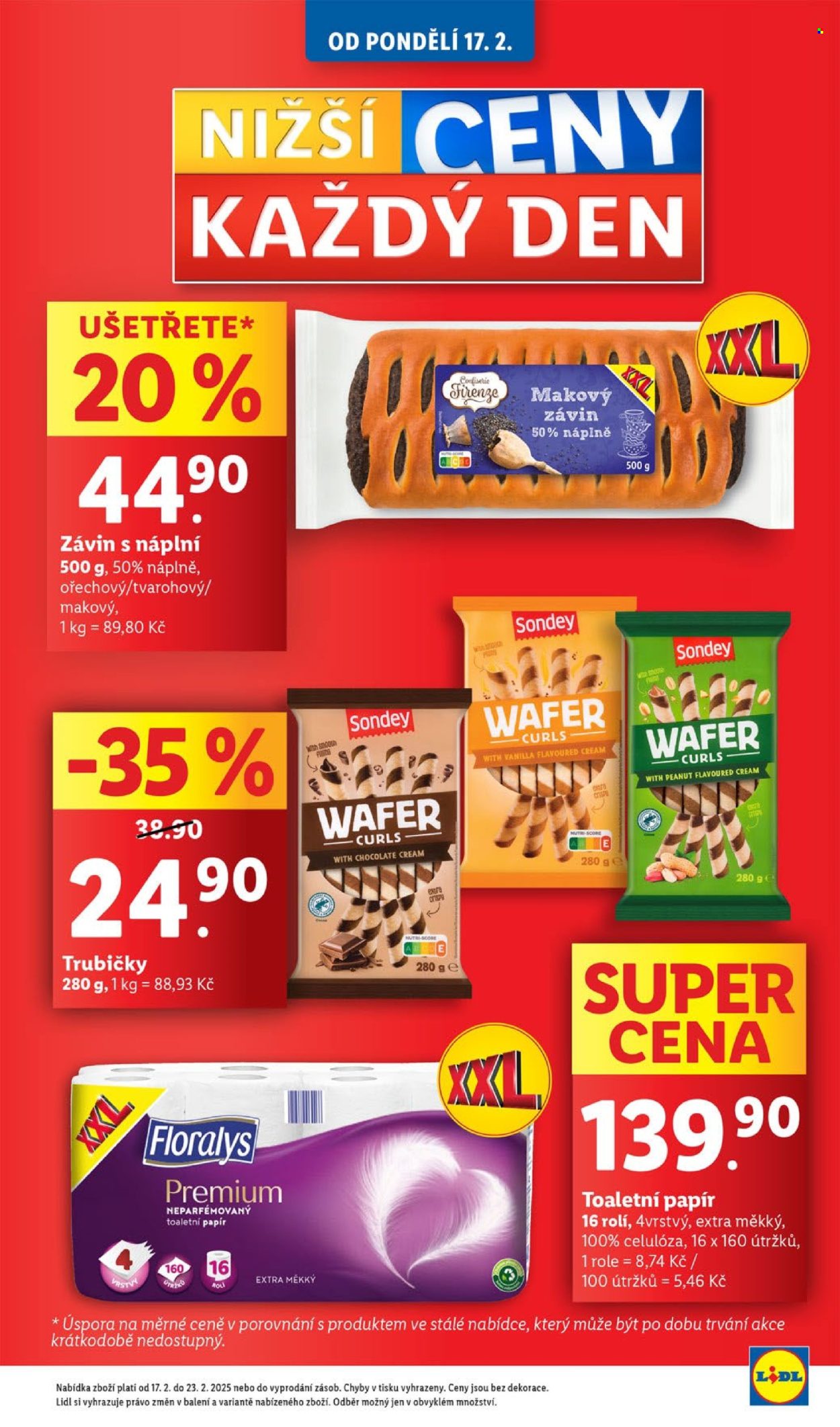 Leták Lidl - 17.2.2025 - 23.2.2025. Strana 9