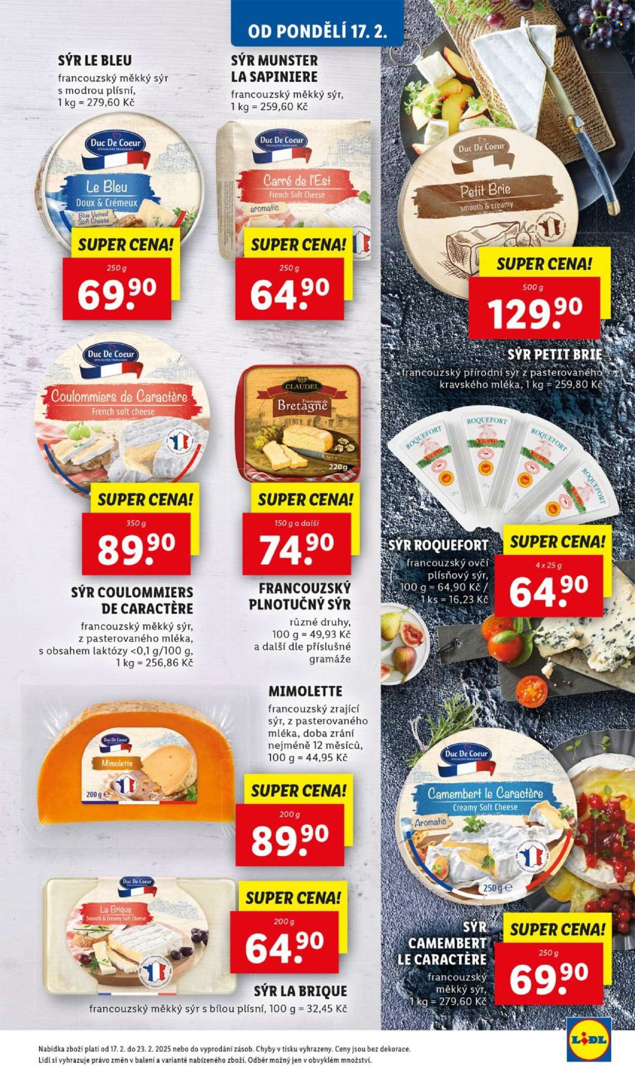 Leták Lidl - 17.2.2025 - 23.2.2025. Strana 17