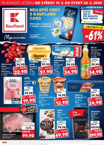 Leták Kaufland - 19.2.2025 - 25.2.2025.