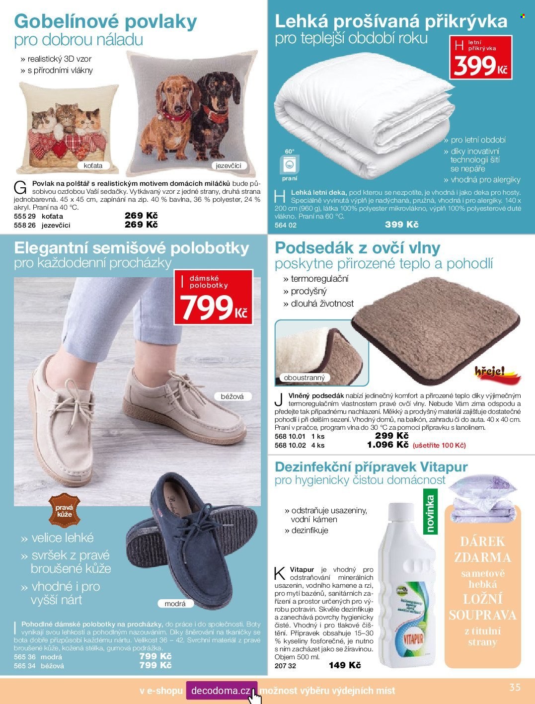 Leták decoDoma. Strana 35