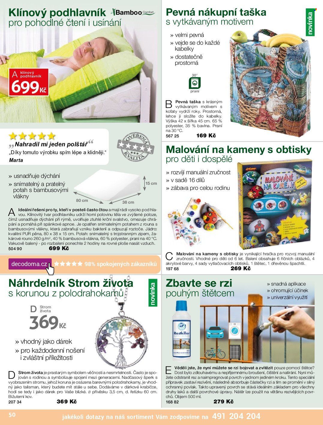 Leták decoDoma. Strana 50