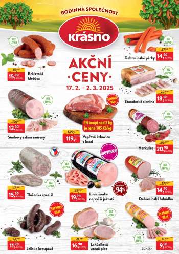 Leták MP Krásno - 17.2.2025 - 2.3.2025.