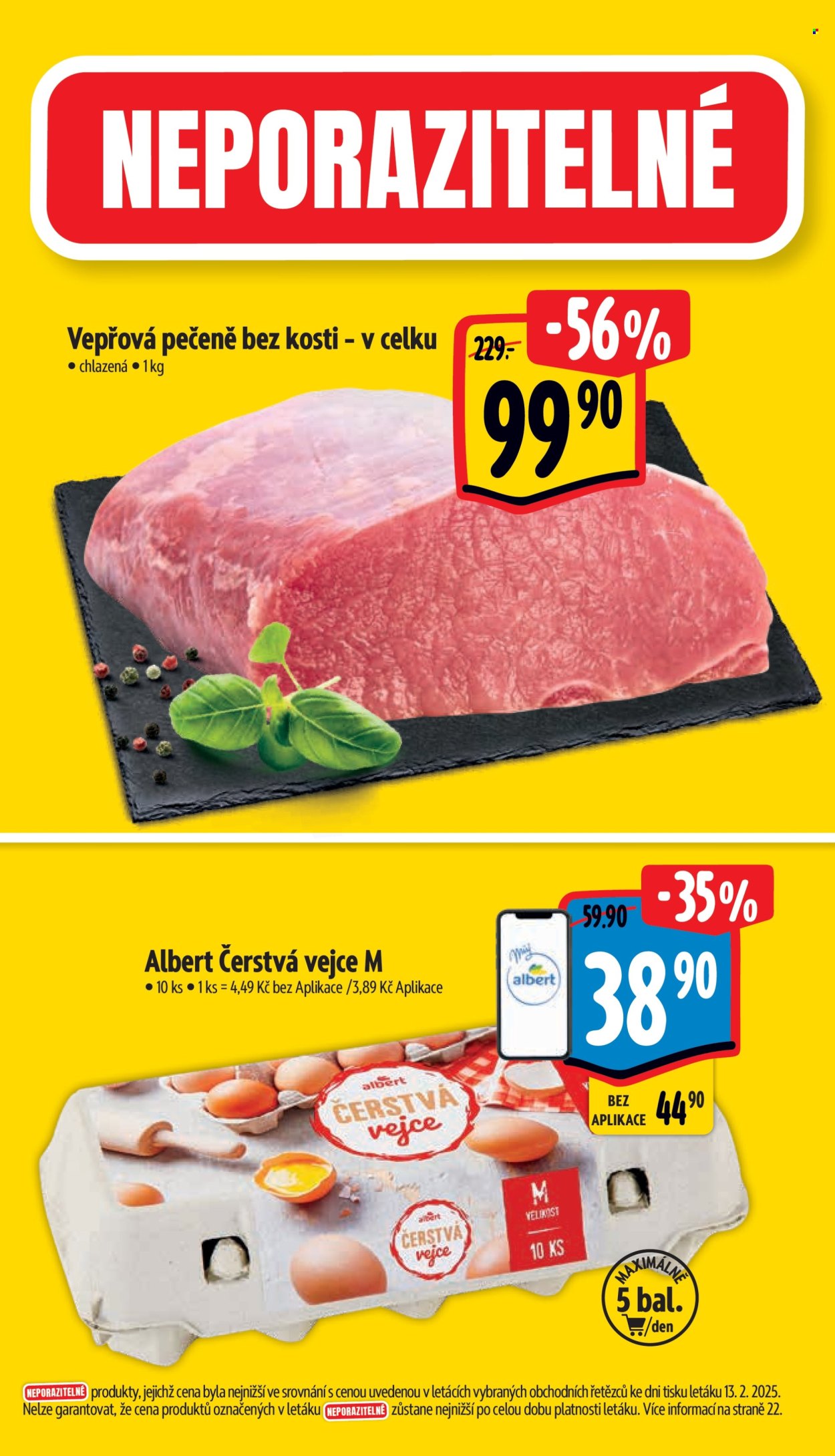 Leták Albert Supermarket - 19.2.2025 - 25.2.2025. Strana 2