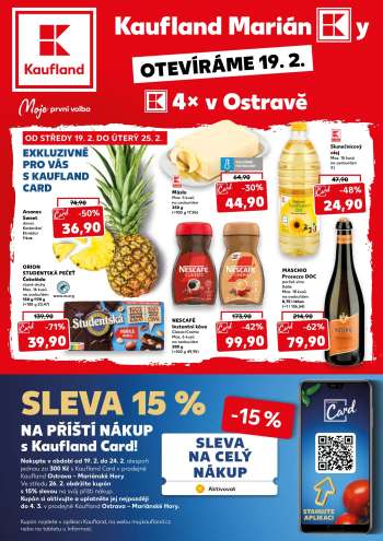 Leták Kaufland - 19.2.2025 - 25.2.2025.