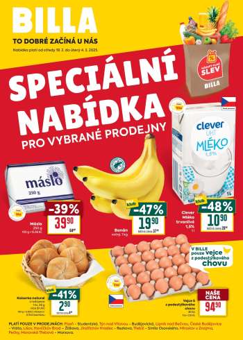 Leták BILLA - 19.2.2025 - 4.3.2025.