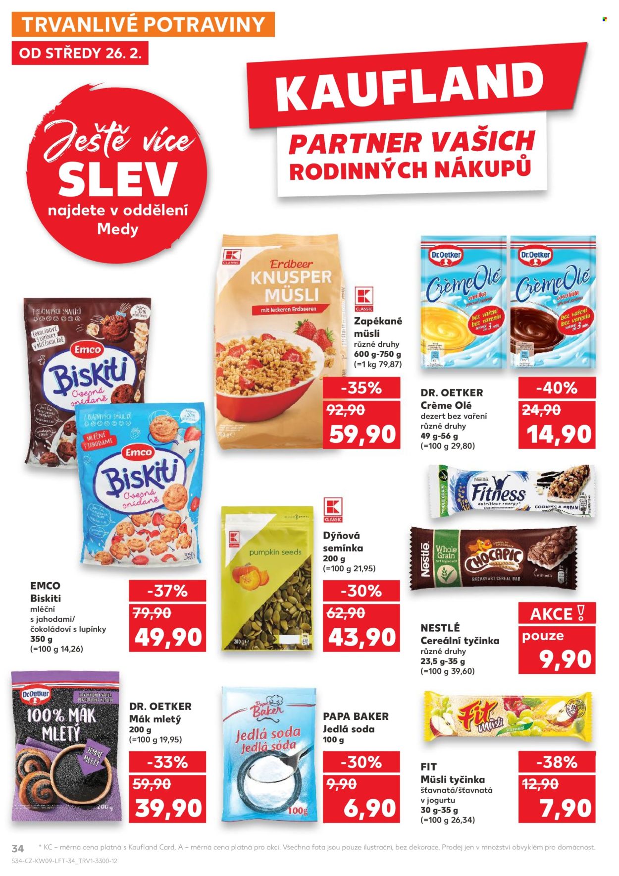 Leták Kaufland - 26.2.2025 - 4.3.2025. Strana 34