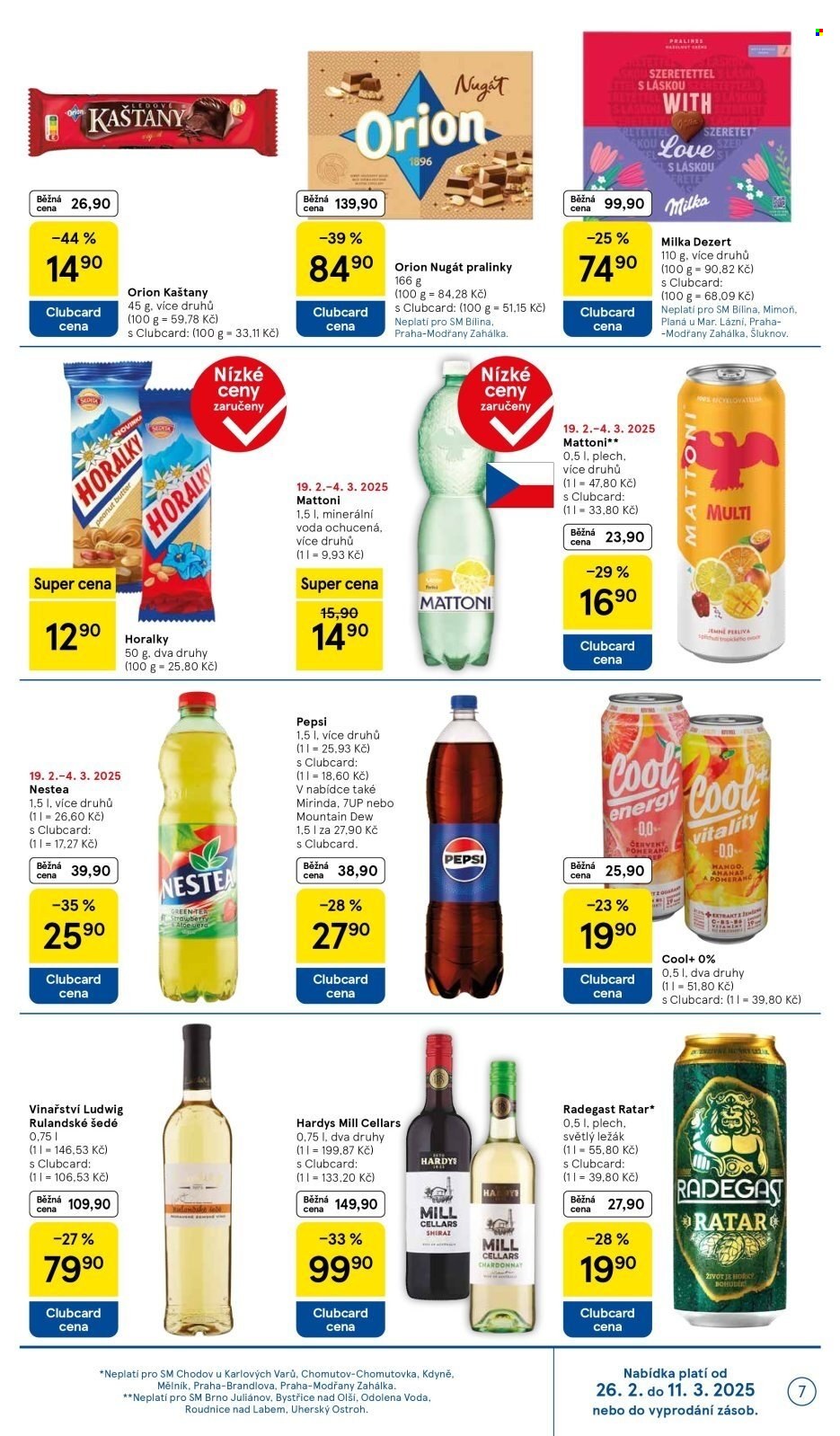 Leták TESCO supermarket - 26.2.2025 - 4.3.2025. Strana 7