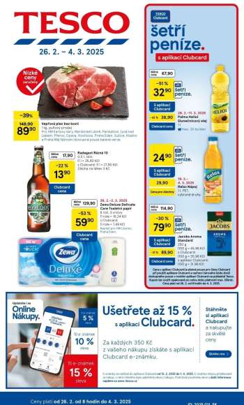 Leták TESCO - 26.2.2025 - 4.3.2025.