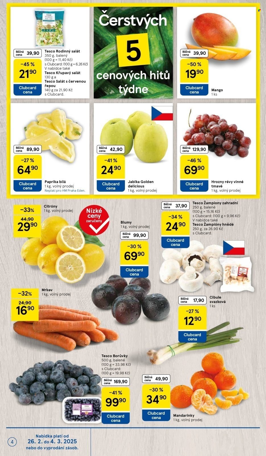Leták TESCO - 26.2.2025 - 4.3.2025. Strana 4