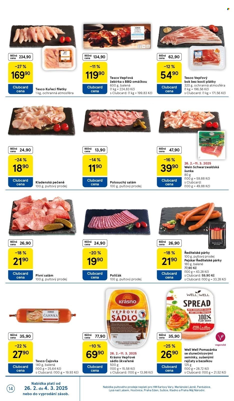 Leták TESCO - 26.2.2025 - 4.3.2025. Strana 14