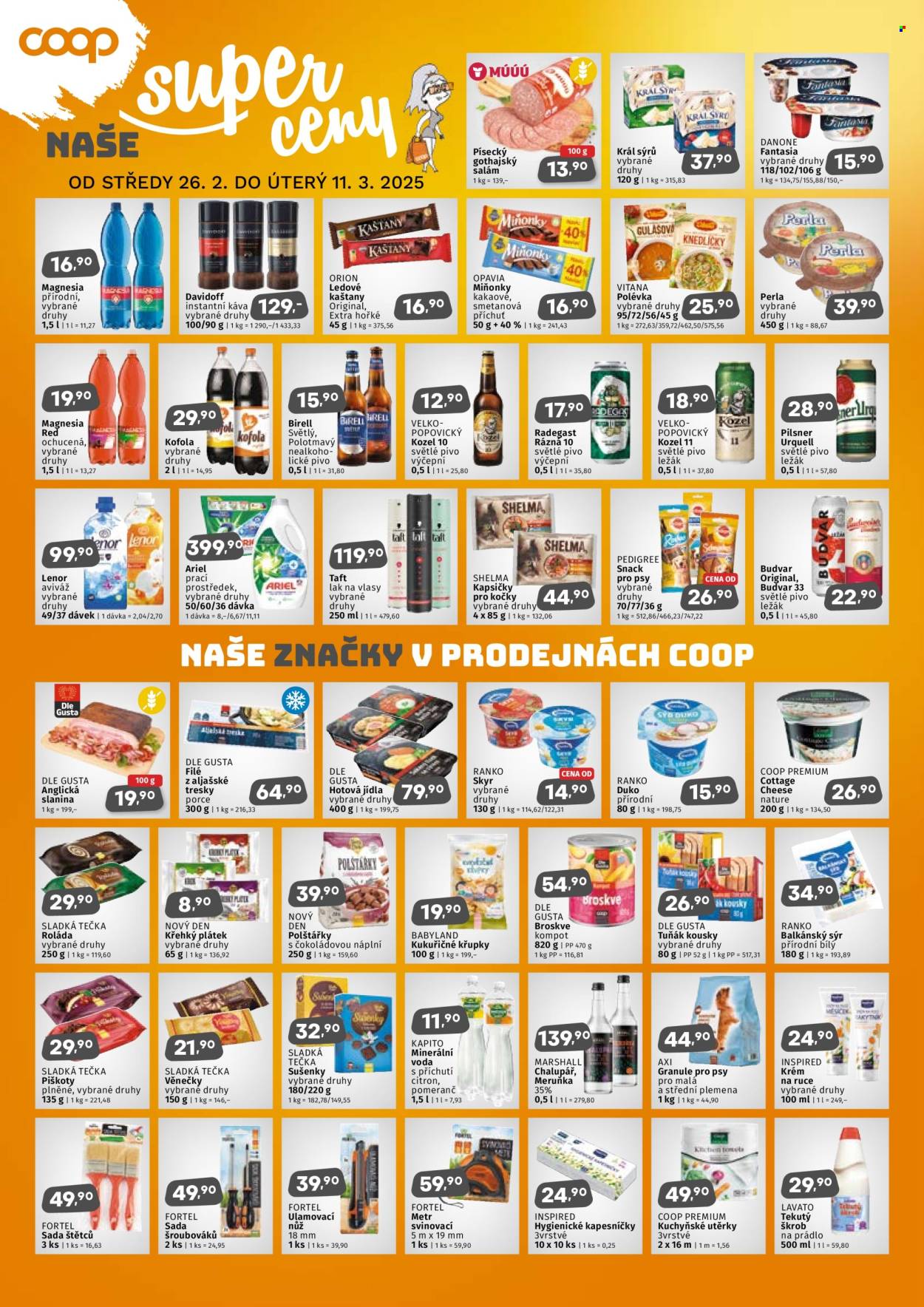 Leták coop JEDNOTA - 26.2.2025 - 11.3.2025. Strana 2
