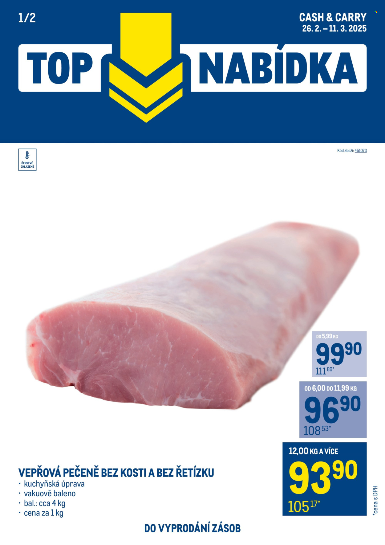Leták MAKRO - 26.2.2025 - 11.3.2025. Strana 1