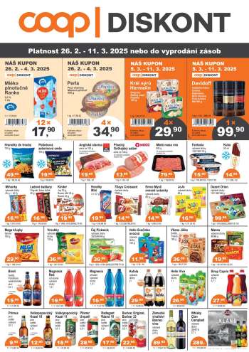 Leták coop DISKONT - 26.2.2025 - 11.3.2025.