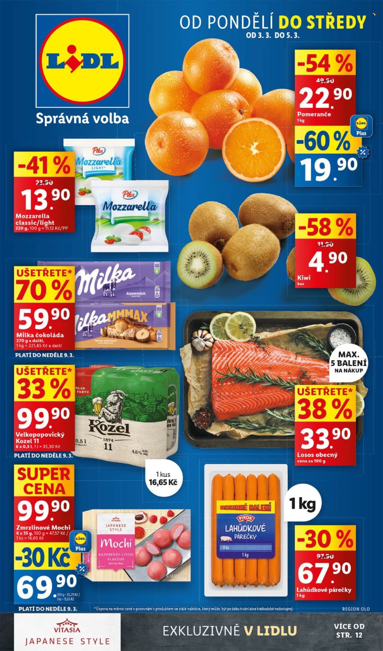 Leták Lidl - 3.3.2025 - 9.3.2025. Strana 1