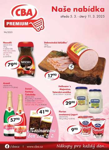 Leták CBA Premium - 5.3.2025 - 11.3.2025.