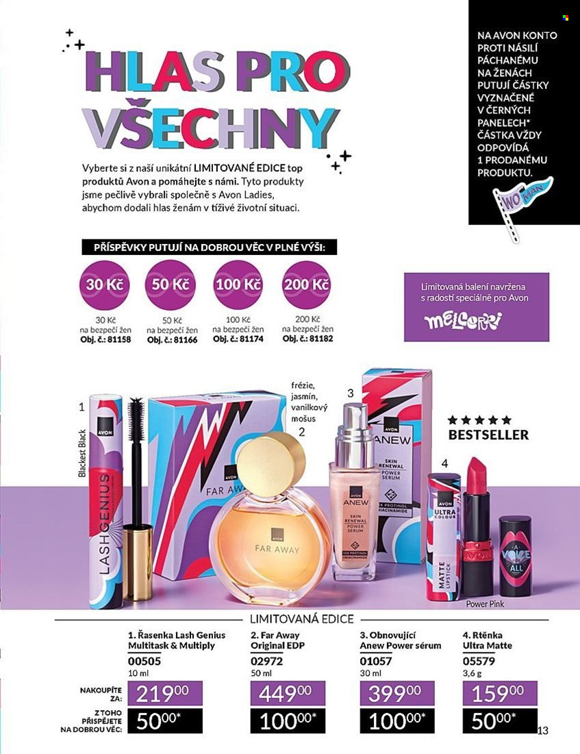 Leták AVON - 1.3.2025 - 31.3.2025. Strana 13