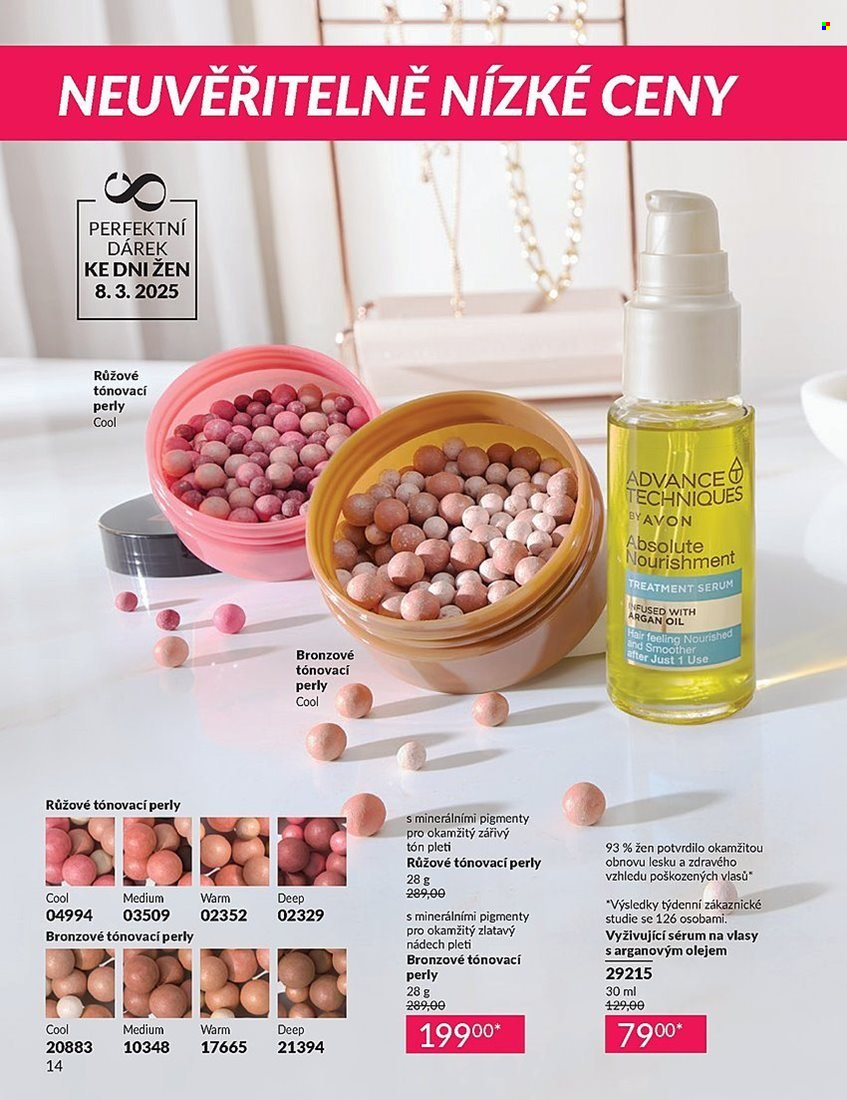 Leták AVON - 1.3.2025 - 31.3.2025. Strana 14