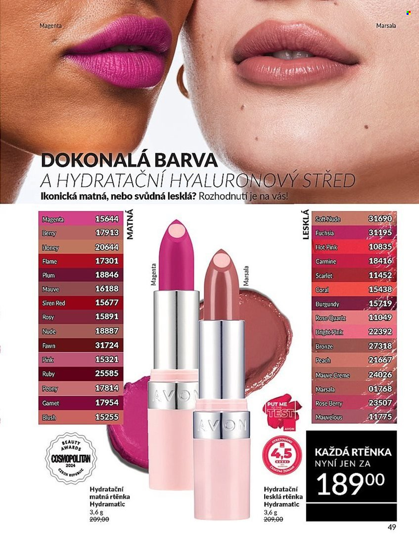 Leták AVON - 1.3.2025 - 31.3.2025. Strana 49