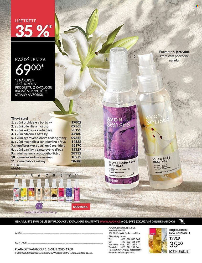 Leták AVON - 1.3.2025 - 31.3.2025. Strana 196