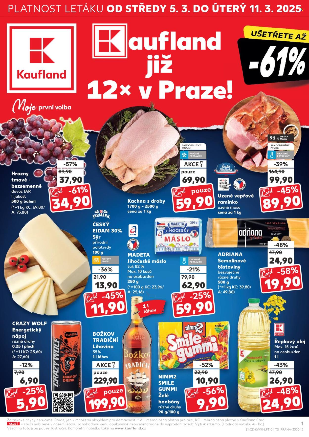 Leták Kaufland - 5.3.2025 - 11.3.2025. Strana 1