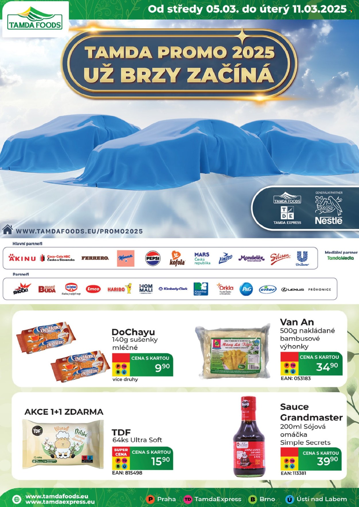 Leták Tamda Foods - 5.3.2025 - 11.3.2025. Strana 1