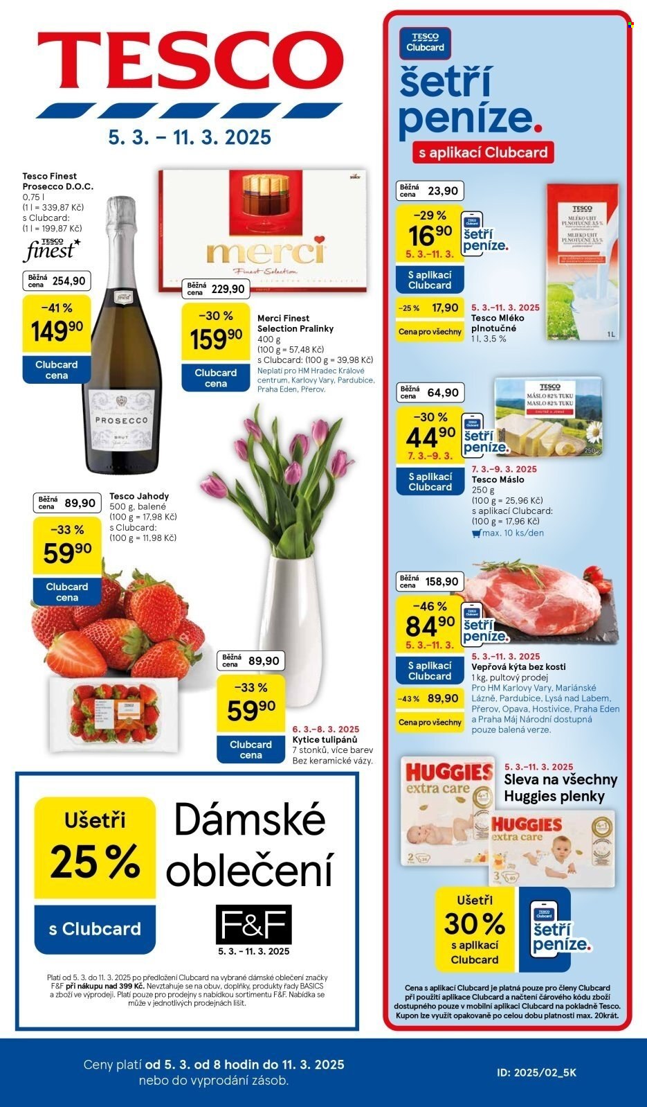 Leták TESCO - 5.3.2025 - 11.3.2025. Strana 1