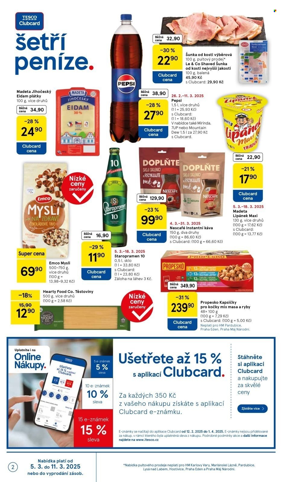 Leták TESCO - 5.3.2025 - 11.3.2025. Strana 2