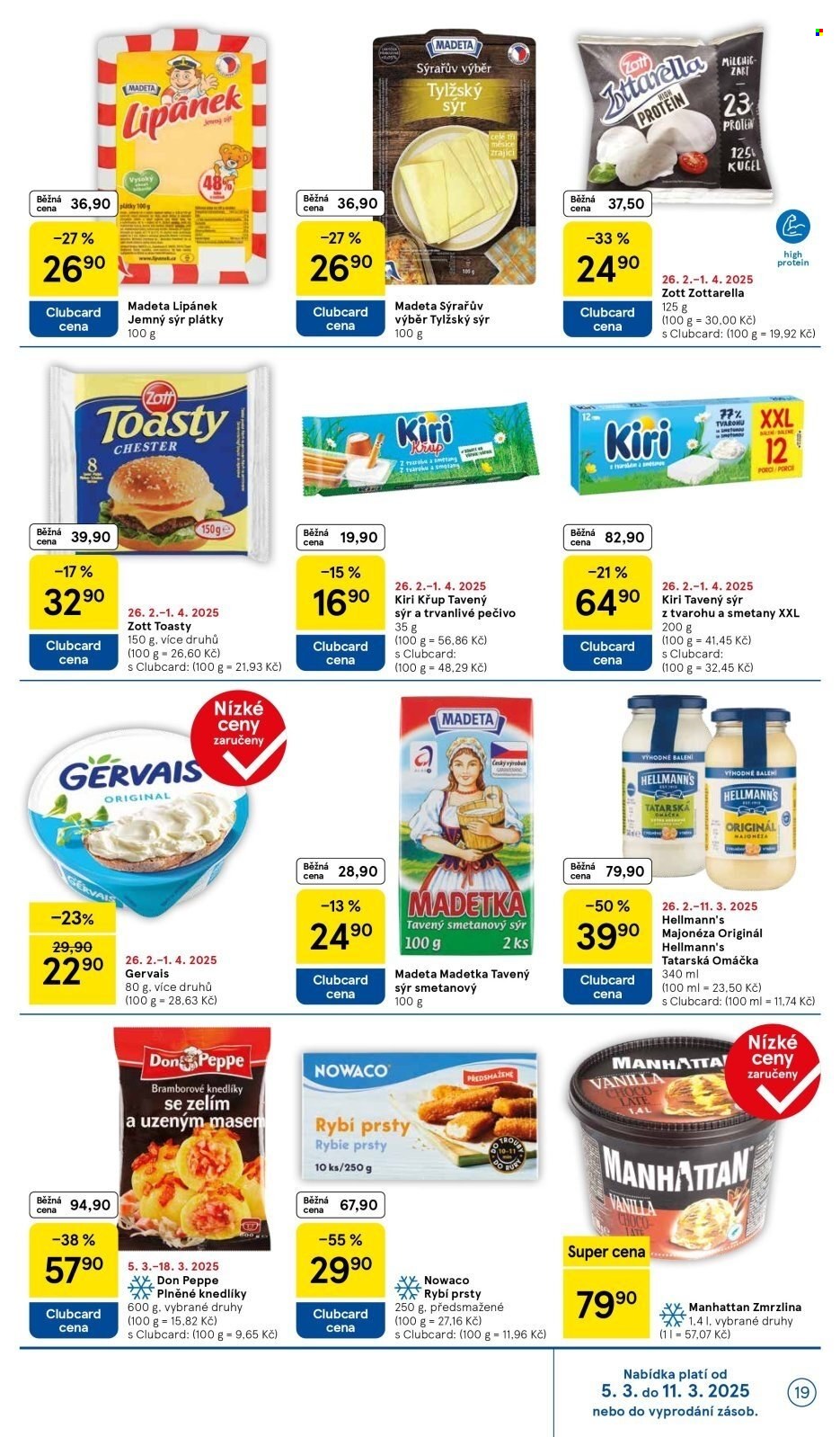 Leták TESCO - 5.3.2025 - 11.3.2025. Strana 19