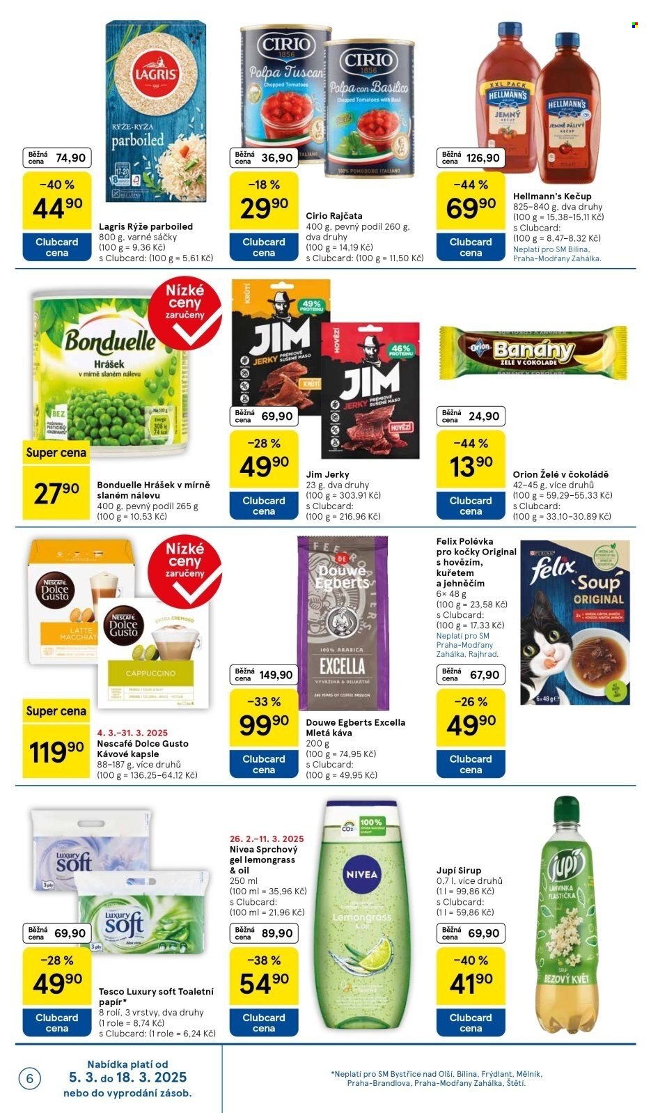 Leták TESCO supermarket - 5.3.2025 - 11.3.2025. Strana 6
