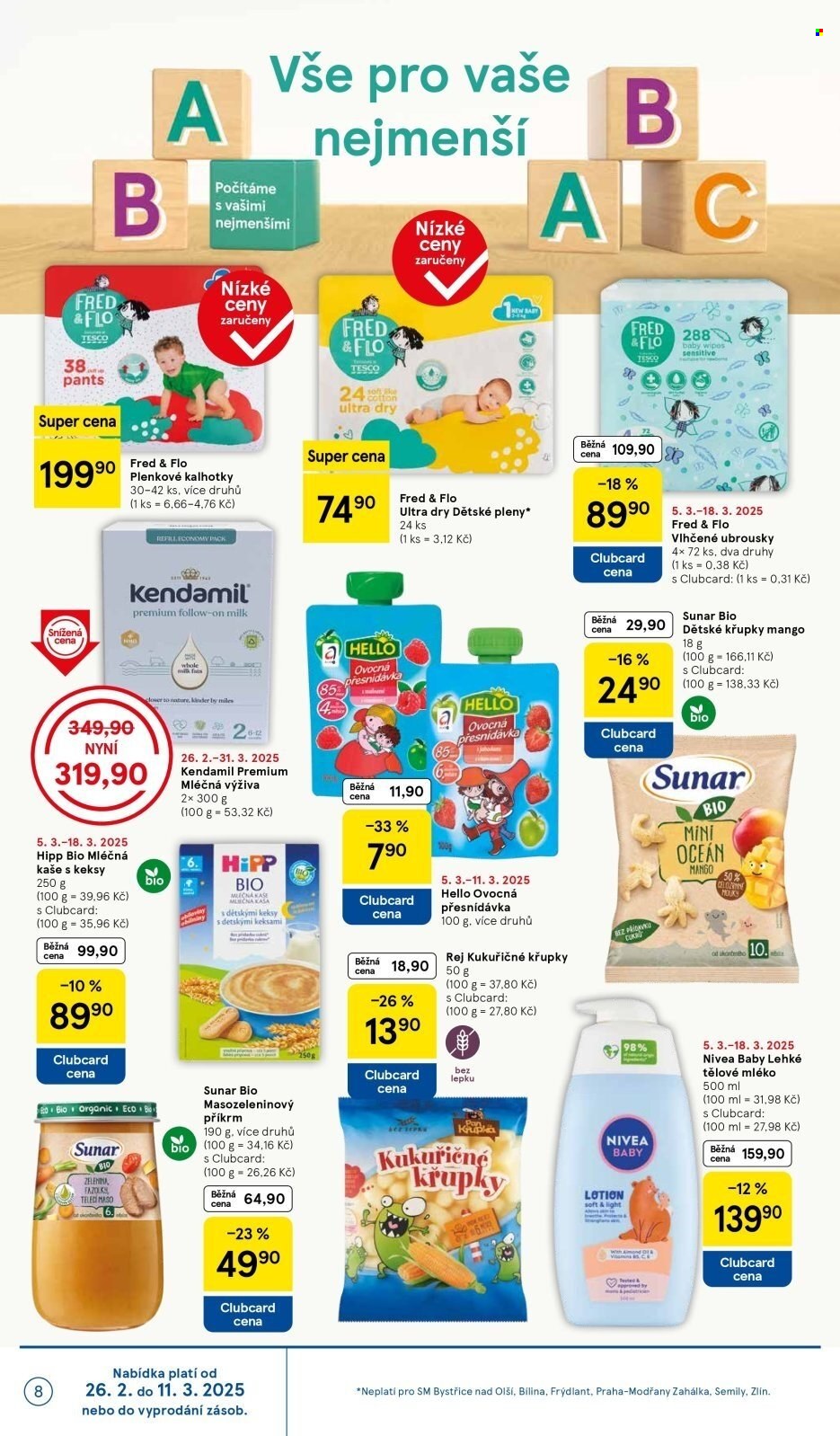 Leták TESCO supermarket - 5.3.2025 - 11.3.2025. Strana 8