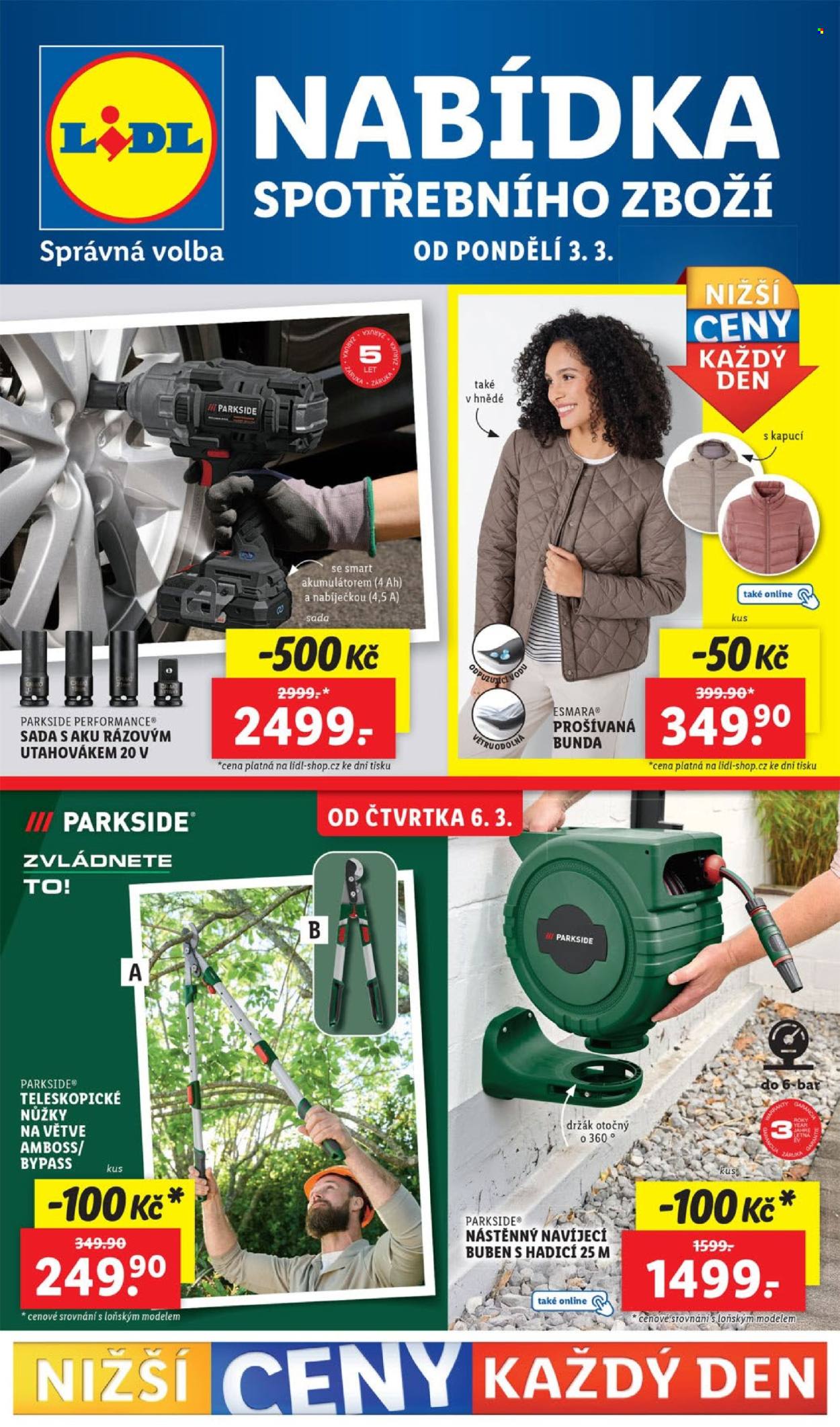 Leták Lidl - 3.3.2025 - 9.3.2025. Strana 1